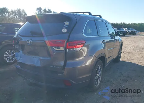 2018 Toyota Highlander Xle from USA, damaged, VIN 5TDJZRFH1JS902988